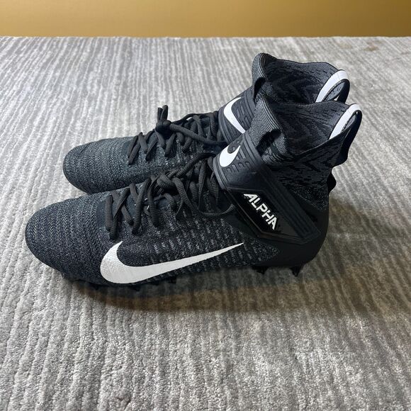 Nike Alpha Menace Elite 2 Football Cleats Mens 11 Black Flyknit NEW (AO3374-001) main image 4